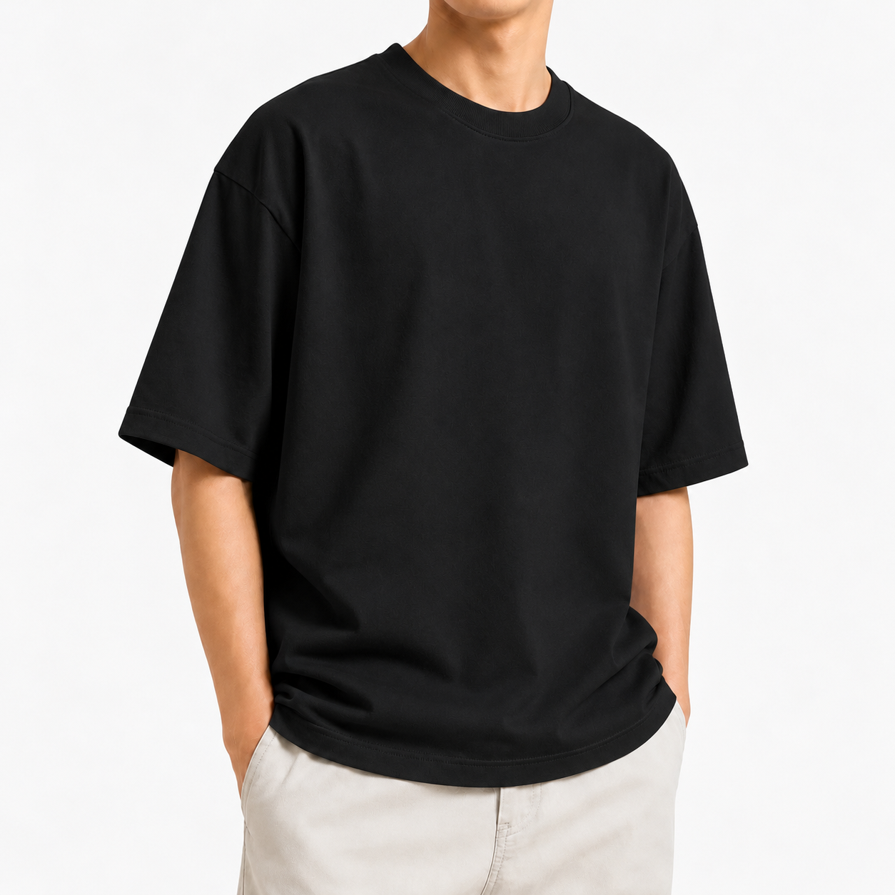 Solid Black Dorp T-shirt